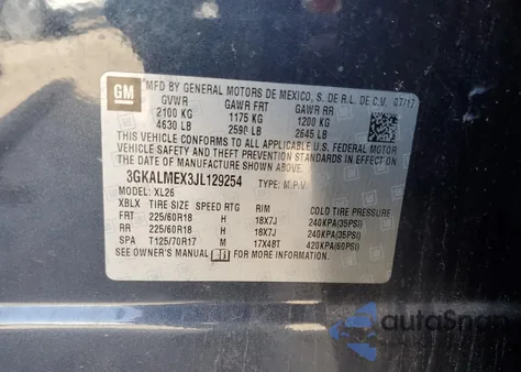 3GKALMEX3JL129254